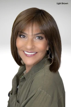 Whisper Wig By Toni Brattin | Heat-Friendly Synthetic 24 Whisper Wig By Toni Brattin | Heat-Friendly Synthetic -Exquisite Wig Shop cToniBrattinWhisperLightBrown