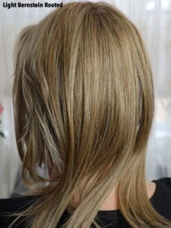 Couture By Ellen Wille | Heat-Friendly Synthetic Topper -Exquisite Wig Shop couturetopperbackltbernsteinrootedcopy