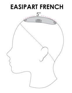 EasiPart Topper French 12" | Remy Human Hair -Exquisite Wig Shop easiPart French Coverage a339ded2 4165 460e b313 f0b301c00e65