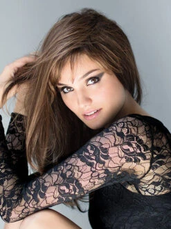 Carrie Wig By Ellen Wille | Mono Crown -Exquisite Wig Shop ewcarrie 01 lg Chocolate Mix