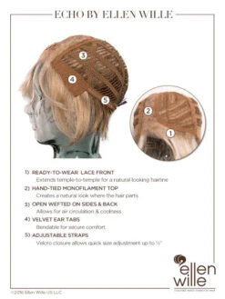 Echo Wig By Ellen Wille | Mono Part -Exquisite Wig Shop ewecho 15 lg