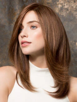 Emotion Wig By Ellen Wille | Mono Top -Exquisite Wig Shop ewemotion 05 lg Chestnut Mix