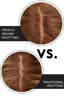 EasiPart XL French Topper 18" | Remy Human Hair | Renau Exclusive -Exquisite Wig Shop french knot comparison website